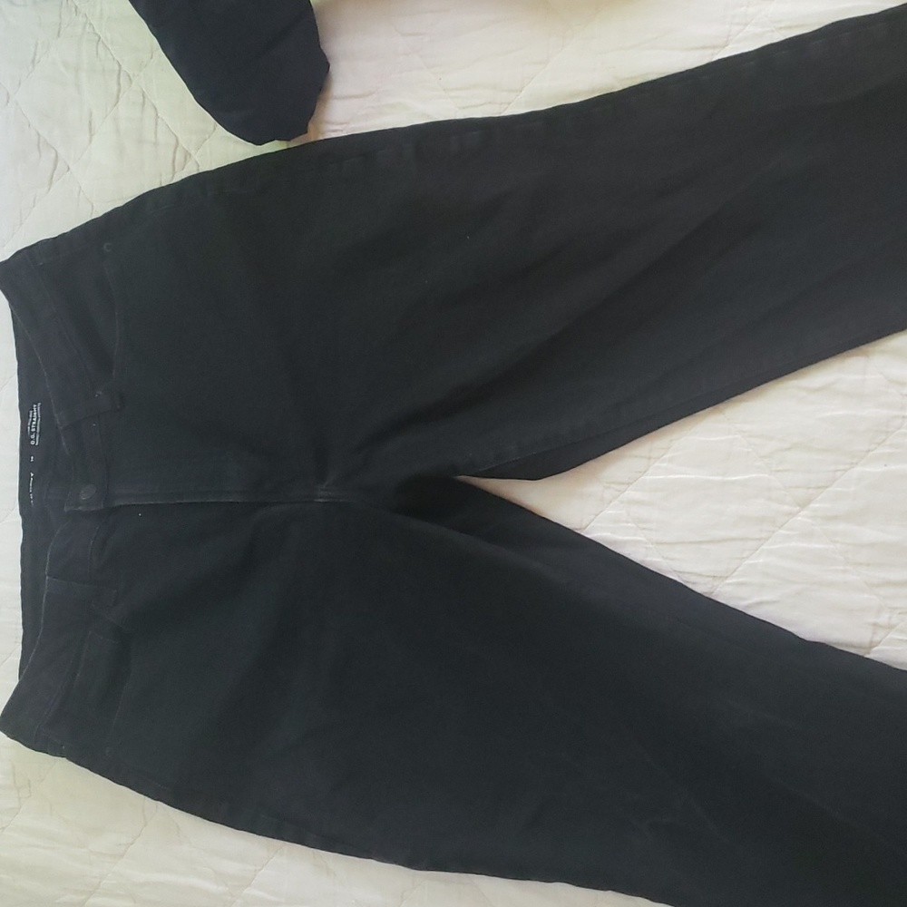 Old Navy black high rise jeans